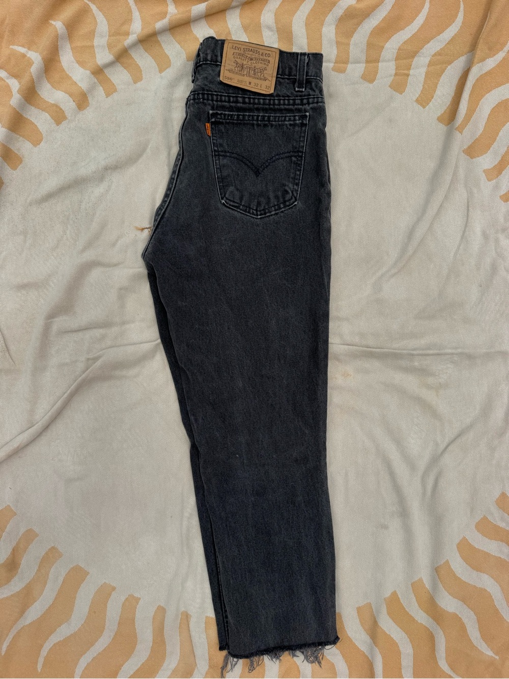 Levi's Women's Boyfriend Jeans in Washed Black